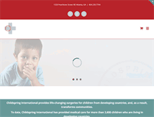 Tablet Screenshot of childspringintl.org